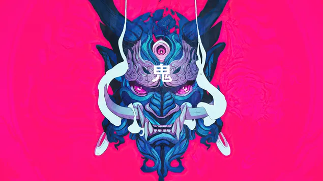Máscara Oni Demonio descargar