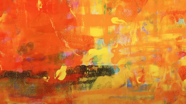 צבע שמן כתום 4K טפט