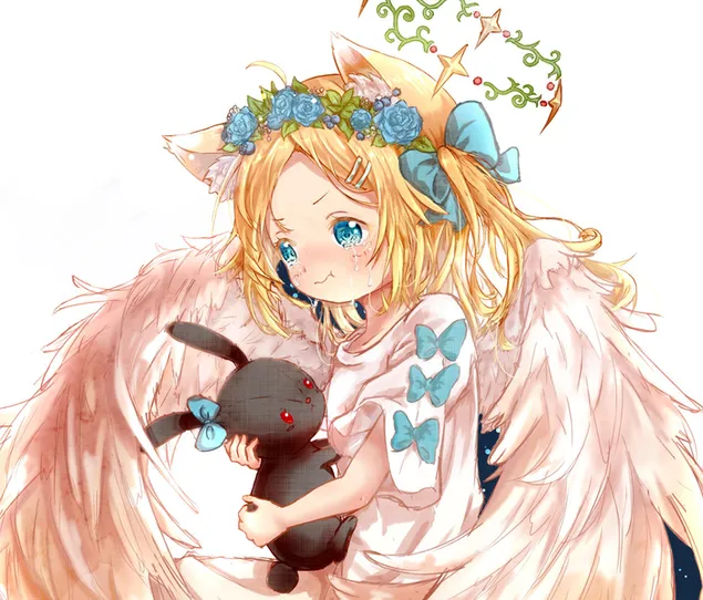 Oorspronklik - Catgirl HD muurpapier