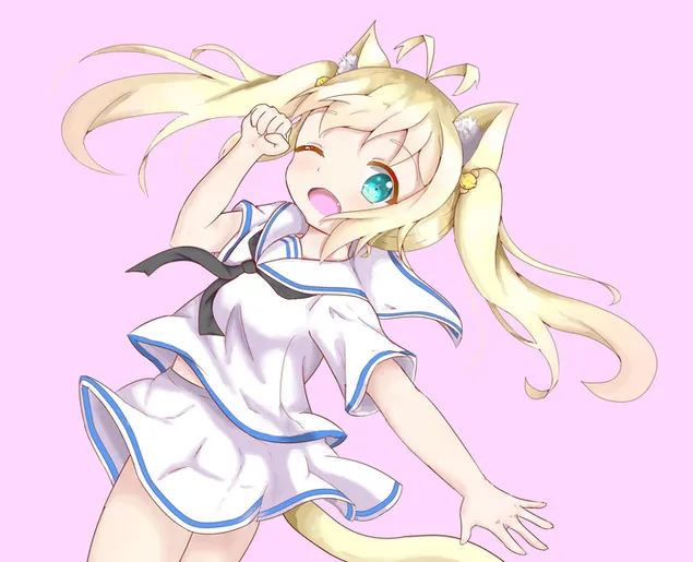 Oorspronklik - Neko 2K muurpapier