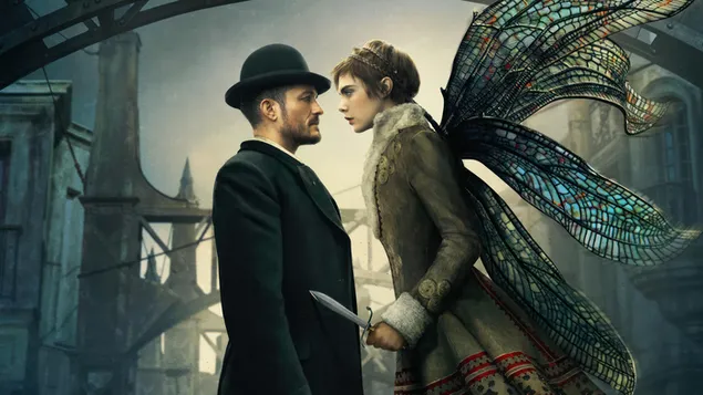 orlando bloom i cara delevingne de carnival row baixada