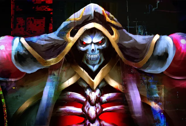 Оверлорд - Аинз Ооал Говн, Момон, Сорцерор Кинг 2K позадина