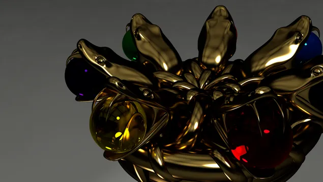 Overlord - personeel van ainz ooal toga 4K achtergrond