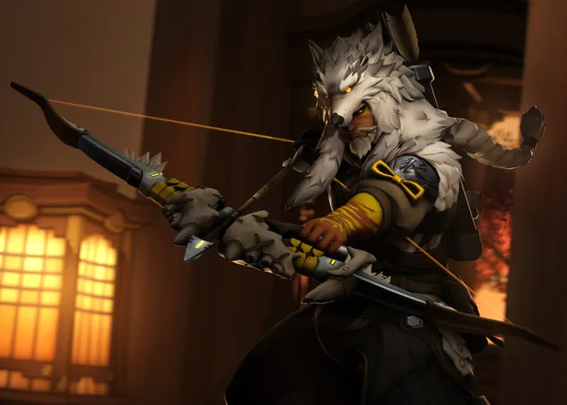 오버워치(궁수 한조) 4K 배경화면