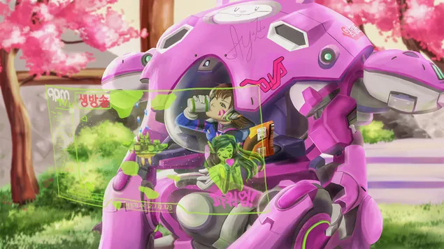 prezemete overwatch - d.va & mech