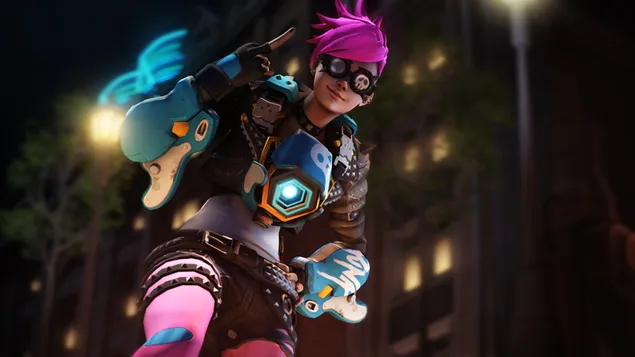 Ταπετσαρία Παιχνίδι Overwatch - Punk Tracer 4K