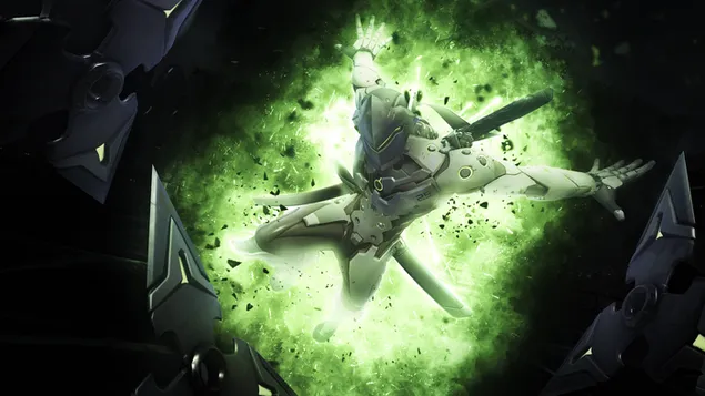 Overwatch genji 4K טפט