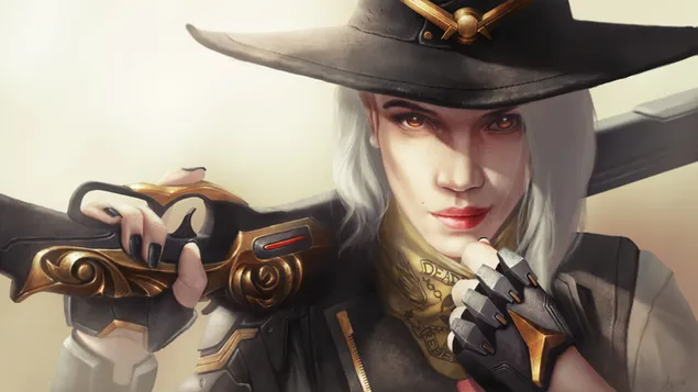 Overwatch (Gunslinger Ashe) 2K тапет