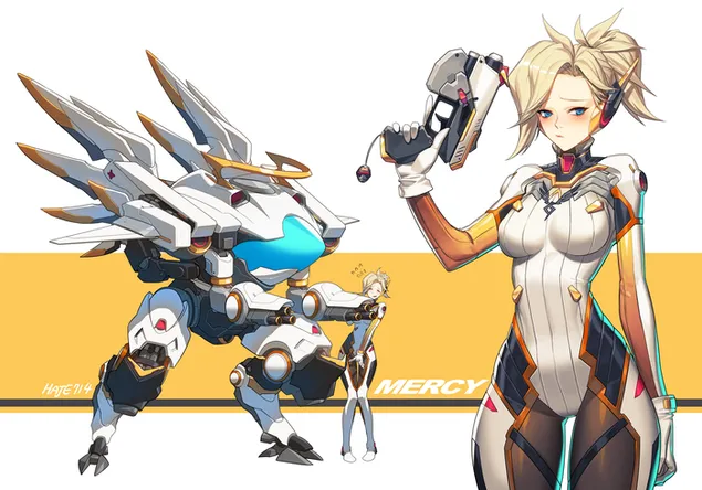 Hình nền Overwatch (Mercy) 4K