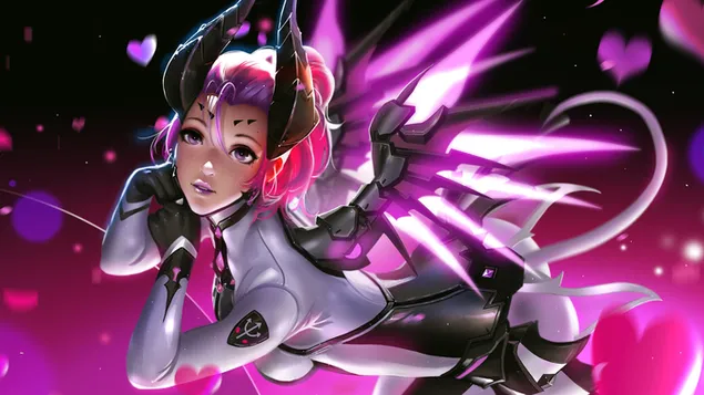 Hình nền Overwatch (Robo Mercy) 4K