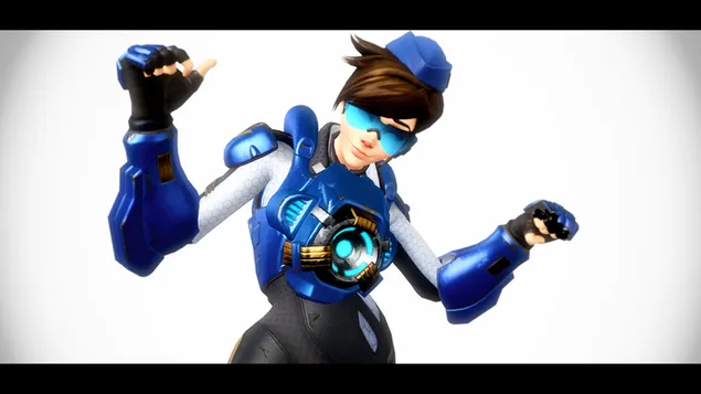 Tapeta Overwatch - trasovač se pohybuje HD