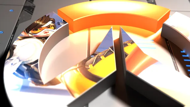 Overwatch (videogame) - logo 4K achtergrond