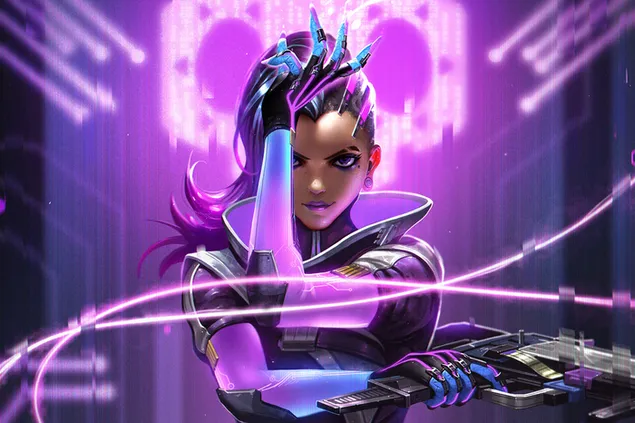Overwatch (วิดีโอเกม) : Sombra HD วอลเปเปอร์