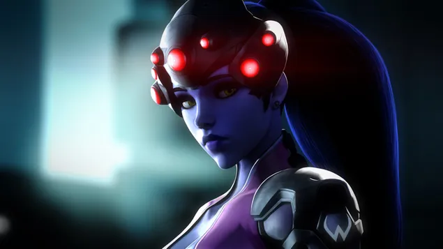 overwatch (videospeletjie): widowmaker (digitale kuns) aflaai