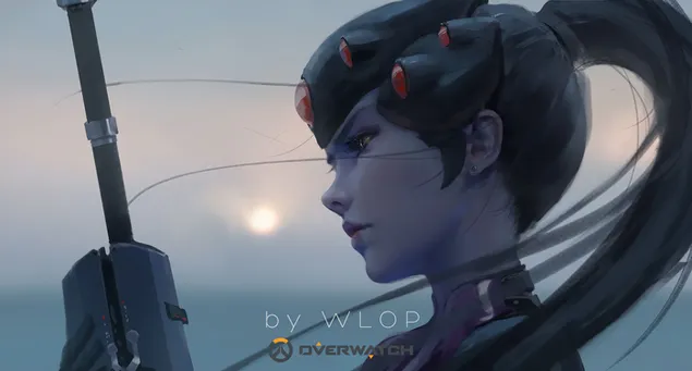 overwatch (videospeletjie) - widowmaker (fantasiekunswerk) aflaai