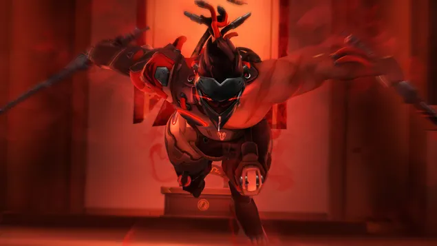 守望先鋒（戰士島田源氏） 4K 壁紙