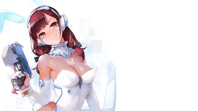 Overwatch (สาวกระต่ายขาว D.Va) 4K วอลเปเปอร์