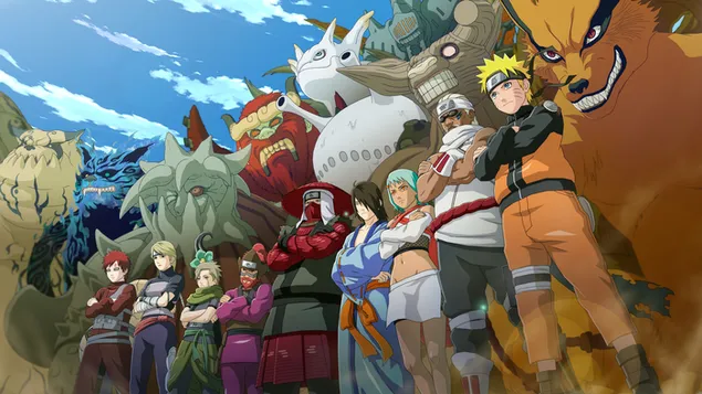 火影忍者係列中的野獸主人 4K 壁紙