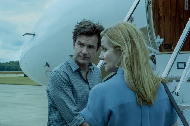 Ozark - Marty and Wendy heading on a plane
