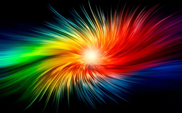 Paint work that combines all the colors of the rainbow download