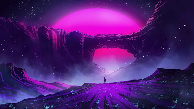 Paisaje de luna de fantasía descargar