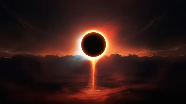 Paisaje del eclipse
