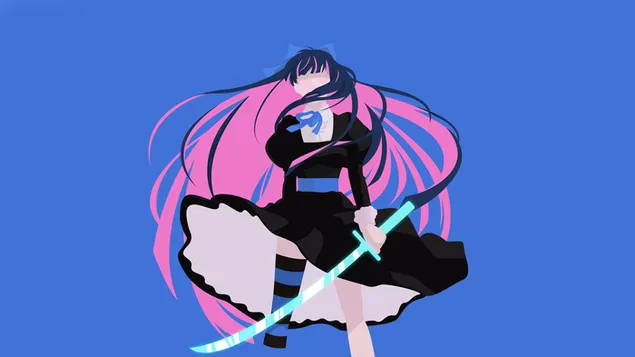 תחתונים וגרב עם חגורה - גרב אנרכיה 4K טפט