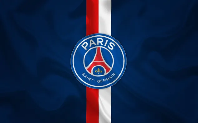 Logo-Flagge des Fußballvereins Paris Saint Germain