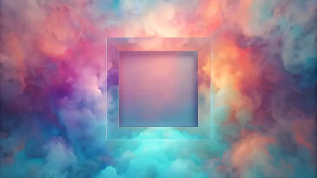 Boş Orta Odak Alanına Sahip Pastel Degrade Arka Plan 4K duvar kağıdı