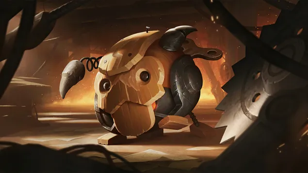 修補 Porobot（符文大地傳奇） - 英雄聯盟 (LOL) 4K 壁紙