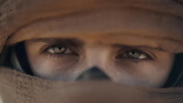 Paul Atreidas från filmen Dune: Part Two 4K bakgrund