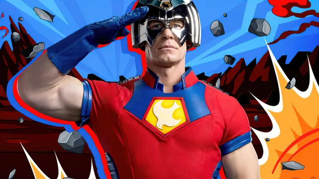 Peacemaker 2022-serie 4K achtergrond