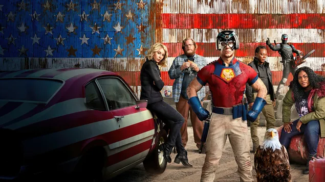 Peacemaker 2022 televisieserie 4K achtergrond