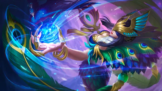 Baile de los pavos reales 'Pharsa' - Mobile Legends (ML) 4K fondo de pantalla