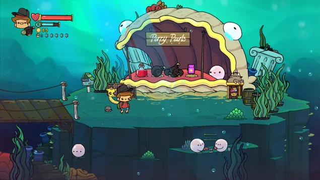 Perry Pearls Shop på The Adventure Pals 4K bakgrunn