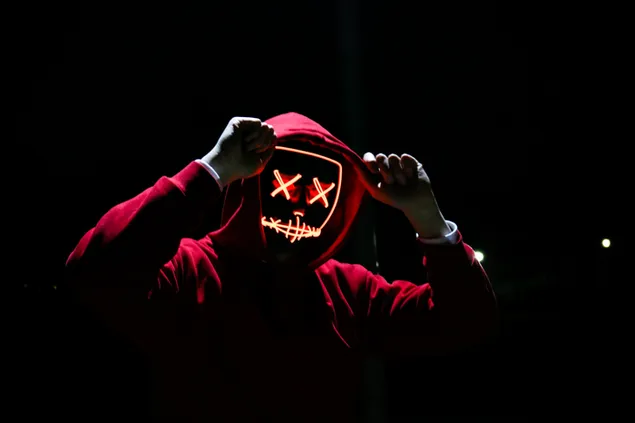 Person wearing red hoodie download