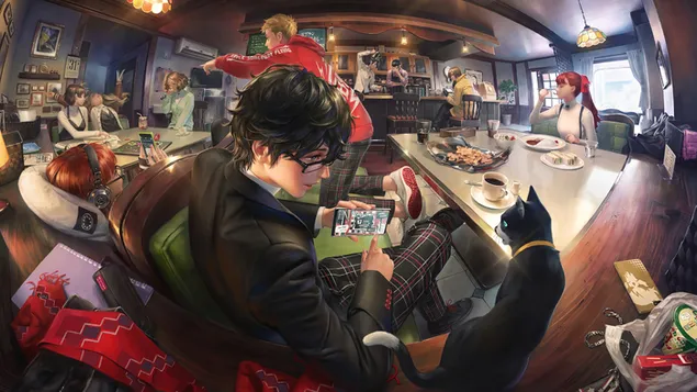 Persona 5 Cafe Game download