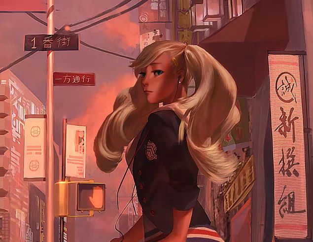 Persona 5 The Animation - แอน ทากามากิ HD วอลเปเปอร์