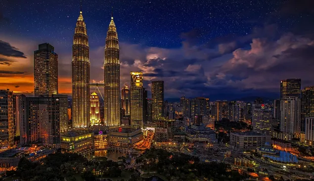 tòa tháp đôi Petronas,