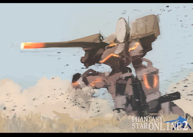 Phantasy Star Online 2 - Mecha Roboter 2K Tapeten