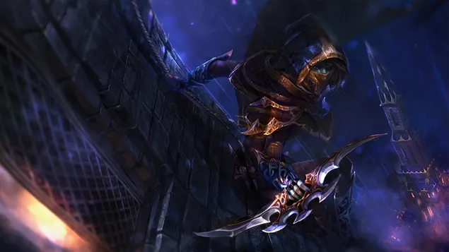 Phantom Assassin „Mortred” Creeping Shadow - Dota 2 (joc video) 4K imagine de fundal