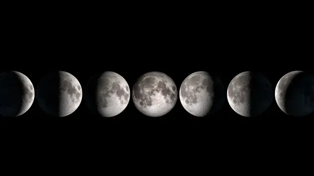 Fases de la Luna (Monocromo) descargar