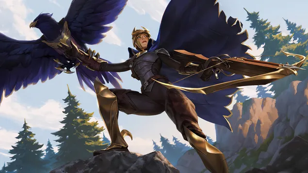 Phoenix 'Quinn' (Runeterra legendái) – League of Legends (LOL) 4K háttérkép