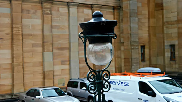 路灯照片 4K 壁纸