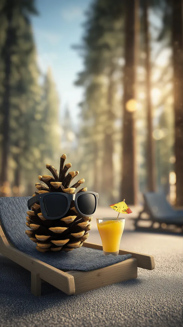 koglefigur slapper af ved en skovlysning download