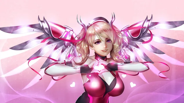 Pink 'Mercy' (Anime FA) : Overwatch [Video Game]