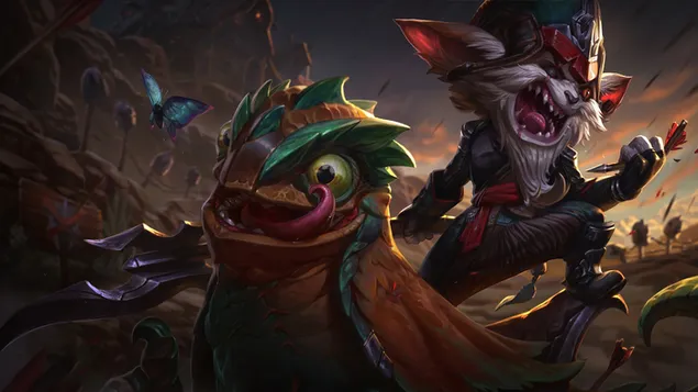 Pirate 'Kled' Splash Art - League of Legends (LOL) 4K Tapeten