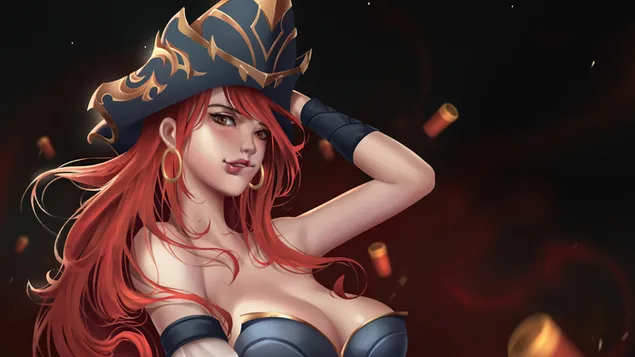 Páipéar balla Pirate 'Miss Fortune' (Anime FA) - League of Legends (LOL)4K