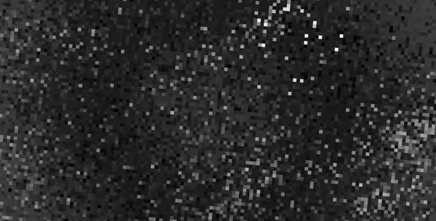 Pixels in black 4K wallpaper
