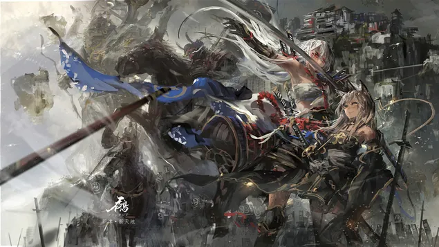 Pixiv Fantasia Art 4K bakgrunn